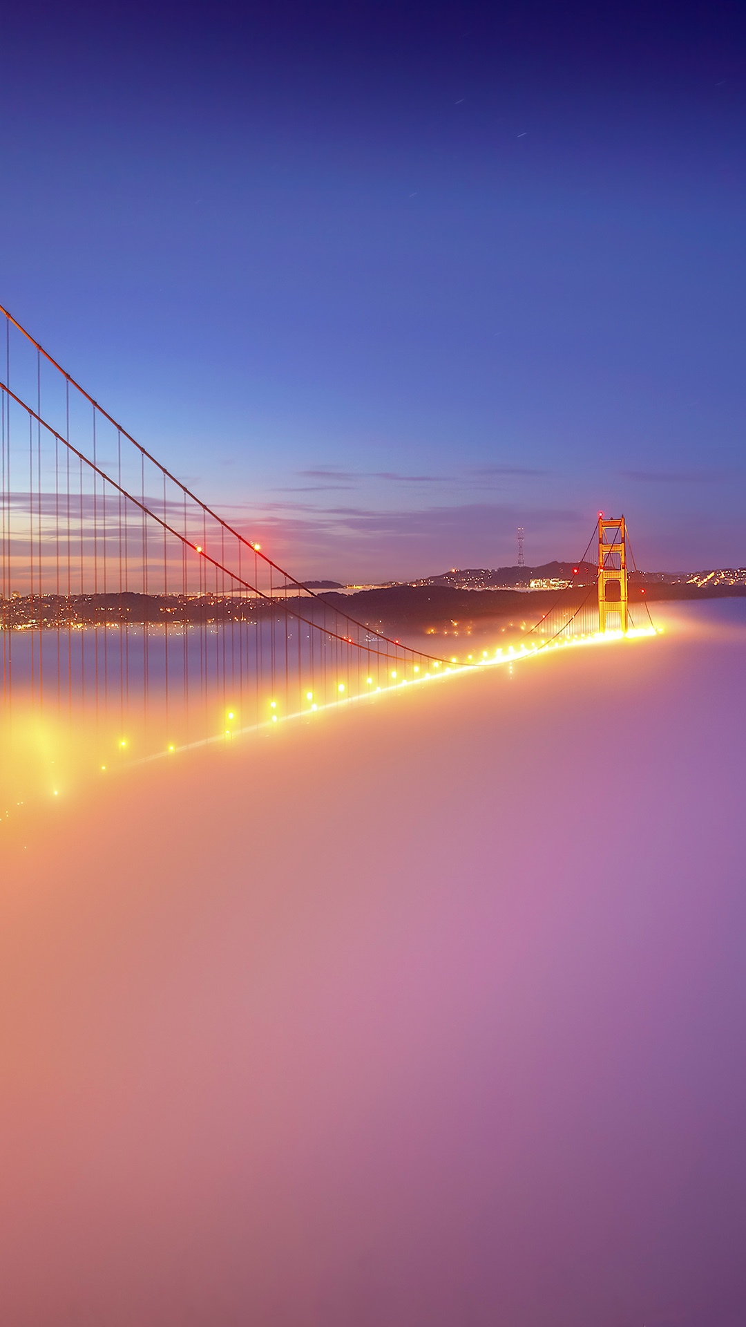 Jembatan San Francisco Bercahaya