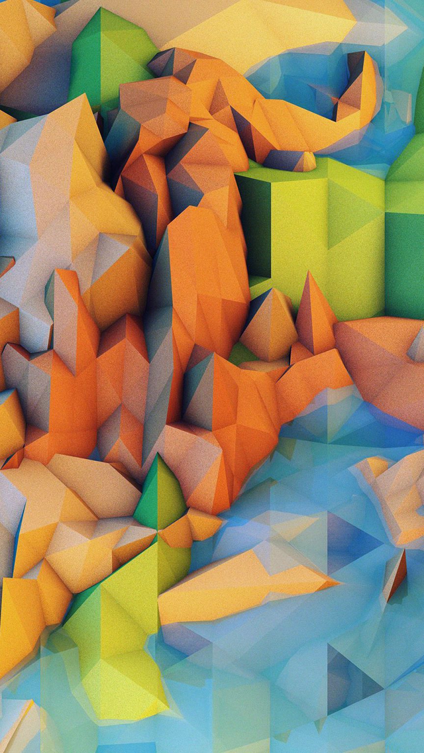 Mountains CGI Android Wallpaper
