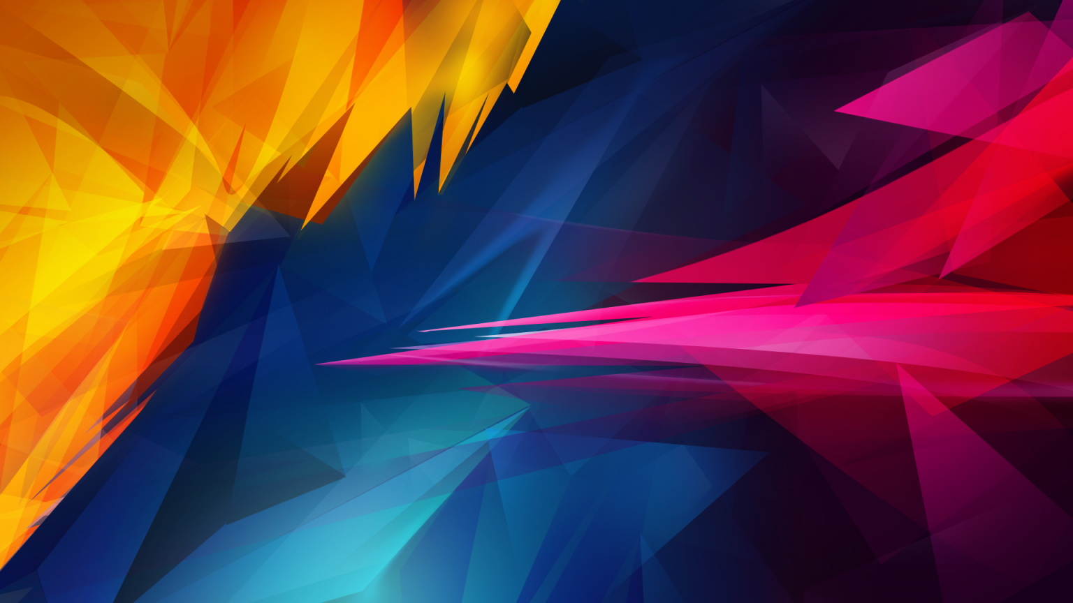 warna warni Abstract 3D Illustrasi Desktop Wallpaper