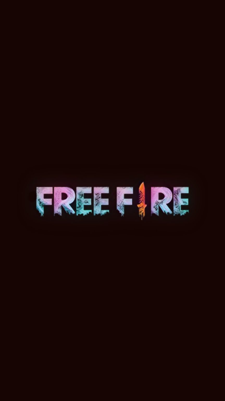 Gambar Tulisan Free Fire Logo Teks Background