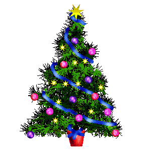 Pohon Natal Animasi Bergerak Gif