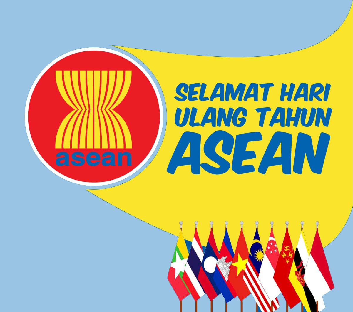 poster Hari Ulang Tahun ASEAN